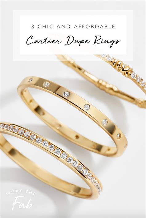 cartier ring dupe amazon|cartier dupe rings for women.